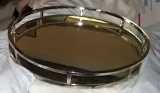 Round tray mirrored for sale  Miami