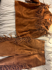 Men leather buckskin for sale  Wellesley Hills