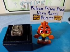 Anel Folsom Prison feito à mão - MUITO RARO - Feito de haste de solda de prata - Tamanho 10 comprar usado  Enviando para Brazil