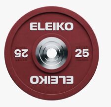 Placas de treinamento esportivo premium coloridas para halterofilismo olímpico Eleiko 25 kg comprar usado  Enviando para Brazil
