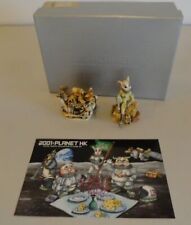 Harmony Kingdom Royal Watch Collector Kit 2001 Wolfie in Space & Minx on Moon for sale  Shipping to South Africa