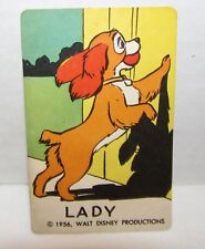 1956 tarjeta de dibujos animados de Walt Disney's Micky Mouse Club #15 dama (dama y vagabundo) segunda mano  Embacar hacia Argentina