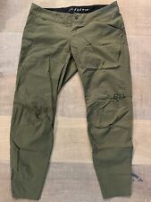 Fox Racing, Green Ranger Technical Mountain Bike Pants, Stretch Nylon 36x31 for sale  Shipping to South Africa