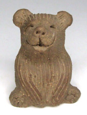 Margaret Hudson Earth Arts Studio Clay Pottery Bear Figurine for sale  Shipping to South Africa
