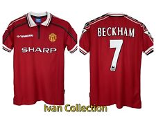 Camiseta retrô David Beckham #7 Manchester United Home 98/99 comprar usado  Enviando para Brazil