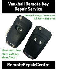 Key Fob Fix Repair Service for Vauxhall Opel Astra J 2 Button Flip Remote Case, used for sale  Shipping to South Africa