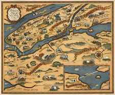 Pictorial historical map for sale  Clarkston