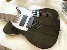 Guitarra elétrica high-end versão personalizada 7 cordas corpo piercing fixo preto comprar usado  Enviando para Brazil