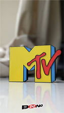 Logotipo decorativo MTV autônomo display MÚSICA CANAL DE TELEVISÃO comprar usado  Enviando para Brazil