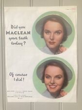 Original vintage macleans for sale  UK