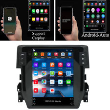 Rádio Estéreo Vertical 9.7" 2+32GB Para Honda Civic 2016-2020 Android 11 CarPlay comprar usado  Enviando para Brazil