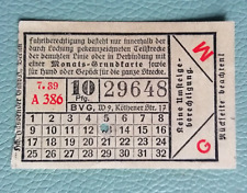 Berlin fahrkarte bvg gebraucht kaufen  Mittweida