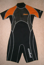 PEGASO LARGE LADIES WOMENS CHEST 34'' ORANGE SHORTIE WETSUIT 3MM EXCELLENT! (J) for sale  Shipping to South Africa