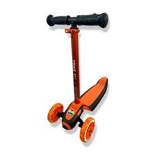 $122 YBike Red GLX Boost Kid Kick Light-Up Scooter Adjustable Steering Handle for sale  Shipping to South Africa