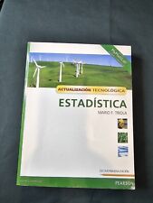 Estadistica - Actualización Tegnológica de Mario F. Triola 11a Edición segunda mano  Embacar hacia Argentina