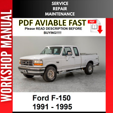 Ford F-150 F150 1991 1992 1993 1994 1995 servicio manual taller de reparación, usado segunda mano  Embacar hacia Argentina