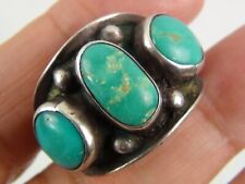 ring turquoise 3 silver for sale  Riverside