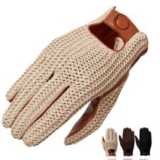 Guantes de cuero de cabra para hombre piel de cabra motocicleta conducción segunda mano  Embacar hacia Argentina