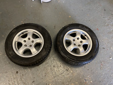 Pair caravan alloy for sale  Shipping to Ireland