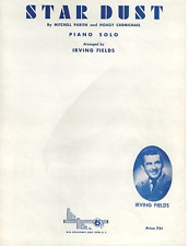 Partitura musical para piano solo de IRVING FIELDS STAR DUST 1929 segunda mano  Embacar hacia Argentina