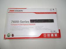 Hikvision 7600 Series Compacto H, 264 Dvr/NVR híbrido, usado comprar usado  Enviando para Brazil