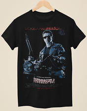 Terminator 2:  Judgement Day - Movie Poster Inspired Unisex Black T-Shirt for sale  Shipping to South Africa