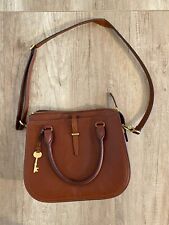 Fossil Ryder Satchel Women's 100% Genuine Leather Handbag Brown RRP £229 for sale  Shipping to South Africa