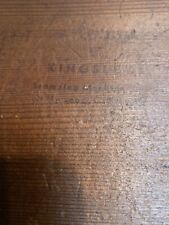 Fuentes de estampado de lámina caliente Kingsley caja de madera segunda mano  Embacar hacia Argentina
