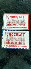 Buvards chocolat delespaul d'occasion  Niort