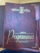 programme binder for sale  SUTTON COLDFIELD