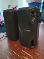 2 Kenwood Speakers Bookshelf Vintage W/Amp AS-5, 7" x 4" x 5"   for sale  Shipping to South Africa