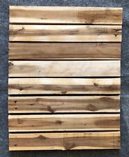 Used, Reclaimed Wood Planks Poplar Heartwood Eight (8) Boards 18.5" long Rustic Crafts for sale  Shipping to South Africa