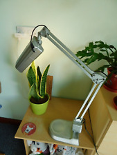 Vintage Anglepoise Type Adjustable Fluorescent Weighted Base Desk Lamp ~ Working for sale  Shipping to South Africa