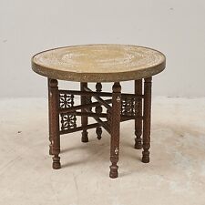 Big Unusual Antique Tea Table Brass 1890s | Cofee Cocktail Wine Table Furniture for sale  Shipping to South Africa