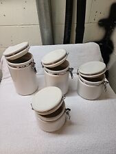 White canister set for sale  Youngstown