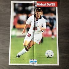Occasion, Poster Onze Mondial Michael OWEN France 1998 WC Rookie England d'occasion  Montmélian