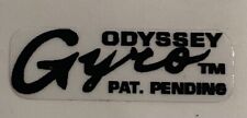 Used, Old school BMX freestyle Odyssey 1st gen Gyro STICKER / DECAL black for sale  Shipping to South Africa
