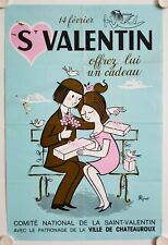 Affiche fevrier valentin d'occasion  La Courtine