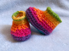 Rainbow baby booties for sale  BROMLEY