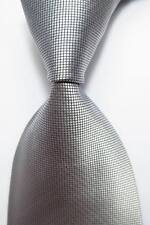 Nova gravata masculina xadrez clássica cinza preta tecido jacquard 100% seda comprar usado  Enviando para Brazil