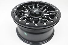 4/156 Tusk Nebo Beadlock Wheel 14x7 5.0 + 2.0 Machined/Black for sale  Payson