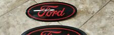 2015-17 Ford F150 emblema dianteiro GRILL todo preto brilhante e corrida vermelho ford script comprar usado  Enviando para Brazil