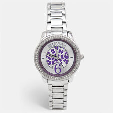 Just Cavalli Purple Silver Crystal Embellished Stainless Steel R7253196501 Wo... for sale  Shipping to South Africa