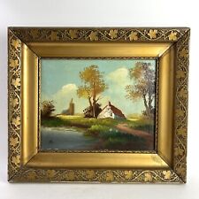 Vintage Original Oil On Canvas In Deep Gilt Frame Signed for sale  Shipping to South Africa