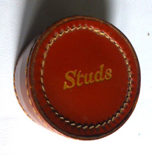 Vintage round leather for sale  YELVERTON