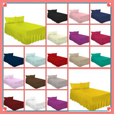 Fitted valance sheets for sale  Shipping to Ireland