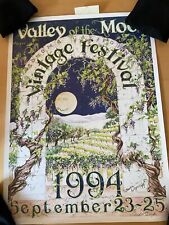 1994 Valley Of The Moon Vintage Festival Wine Country collectors poster for sale  Shipping to South Africa