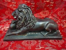 Lion laying bronze for sale  Spartanburg
