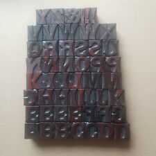 Used, Wooden Letterpress printing blocks type 2.5cm high letters. Take your pick. for sale  Shipping to South Africa