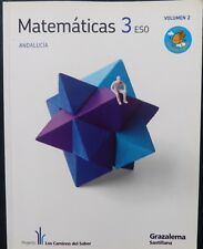 Matematicas 3º- ESO-ANDALUCIA.-VOL 2-GRAZALEMA-SANTILLANA (Libro Usado) /1 segunda mano  Entrerríos
